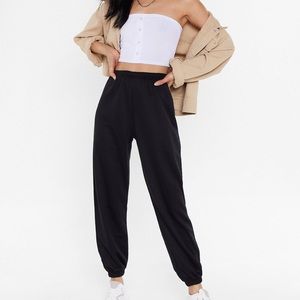 Nasty Gal black joggers